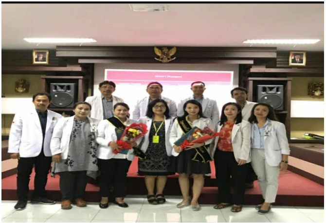 Yudisium Dokter Spesialis Penyakit Dalam dr Ratih dan dr Sherrvy Eva