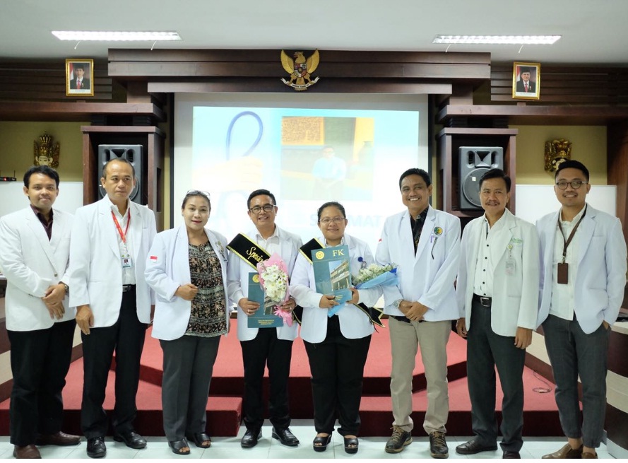 Yudisium dr. Hendra Cipta, Sp.PD.,M.Biomed dan dr. Ni Made Putri Purnama Dewi, Sp.PD.,M.Biomed