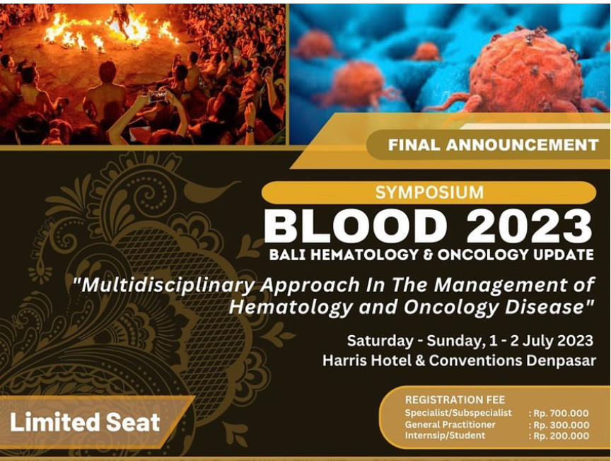 Seminar BLOOD 2023 (Bali Hematology and Oncology Update)